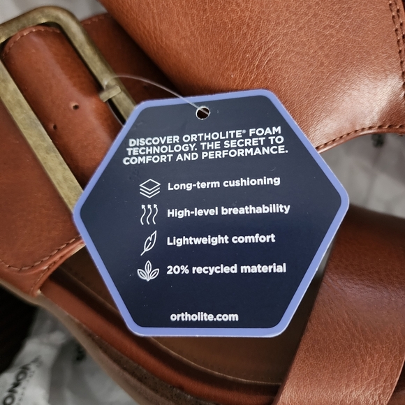 Sonoma Goods For Life® Long Buckle NIB Women's Block Heeled Sandals. Size 9 - Picture 8 of 14